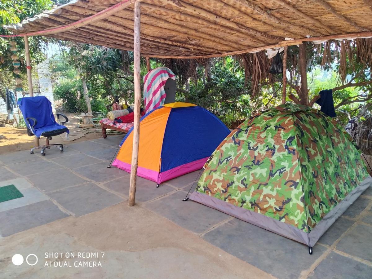 Drunken Monkey Camping Site Hotell Hampi Exteriör bild